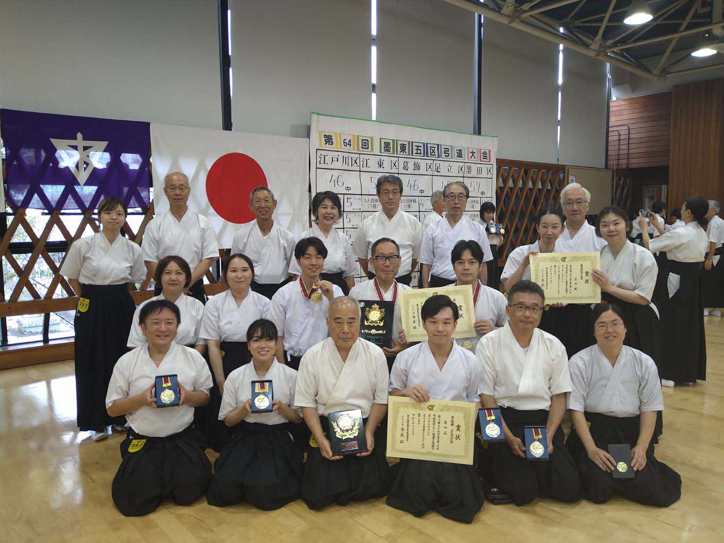 祝！墨田区弓道連盟、墨東五区大会で大活躍！🏆🎯